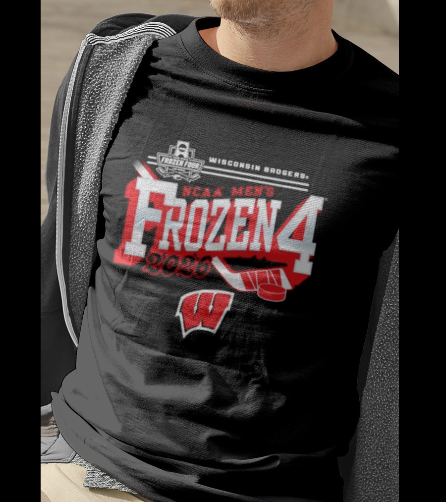 Wisconsin Badgers 2026 NCAA Men's Frozen Four Bound Hockey Tournament T-Shirt