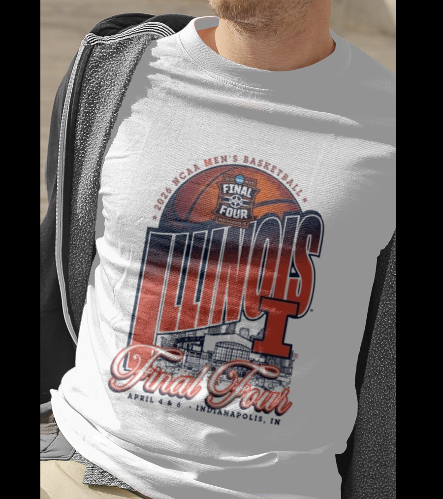 Illinois Men's Basketball 2026 NCAA Final Four Indianapolis April 4 6 T-Shirt