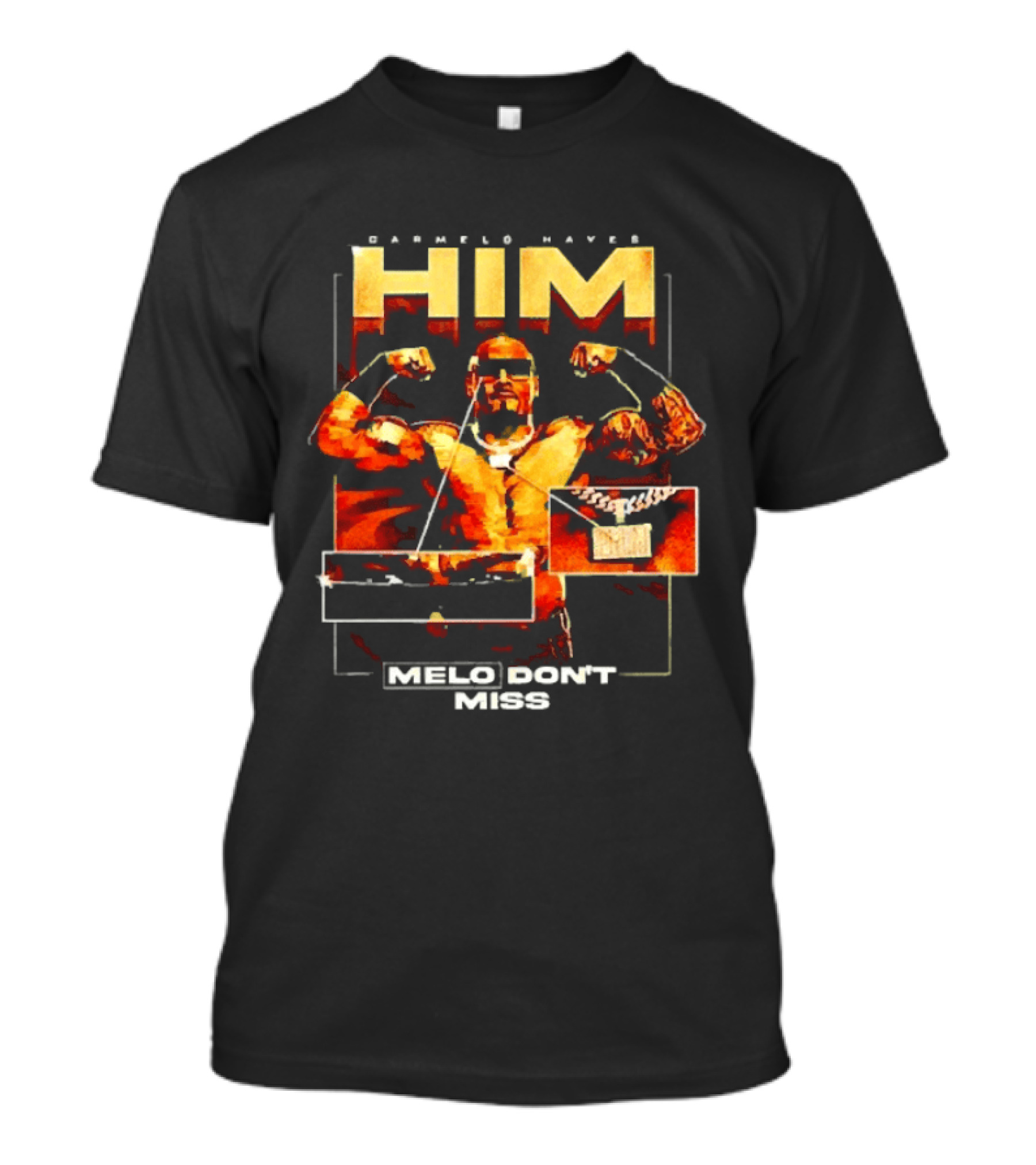 Carmelo Hayes HIM Melo Don't Miss WWE Champion T-Shirt