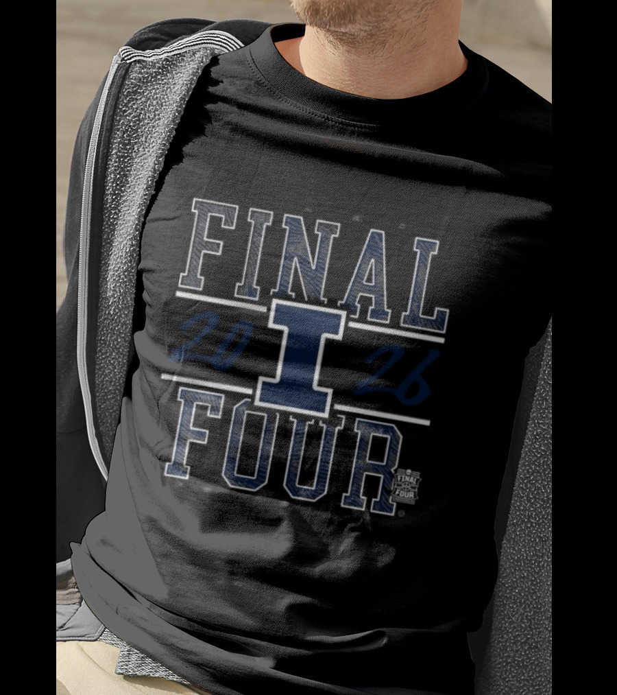 2026 Illinois Final Four Basketball Championship T-Shirt