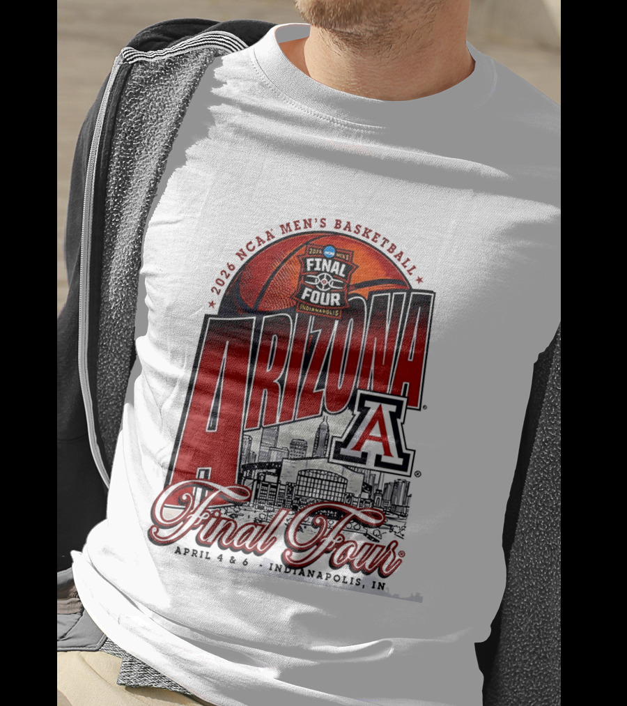 2026 NCAA Men's Basketball Final Four Arizona Wildcats Indianapolis April 4 6 T-Shirt