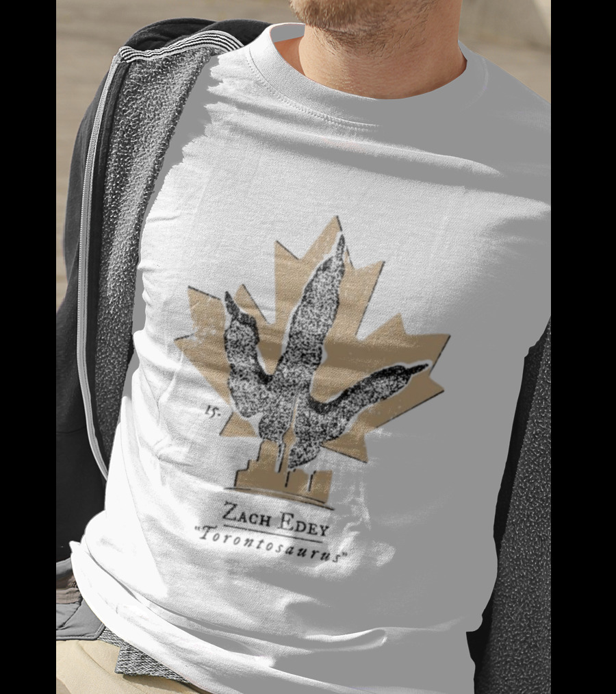 Purdue Boilermakers Zach Edey Torontosaurus Maple Leaf City Skyline T-Shirt