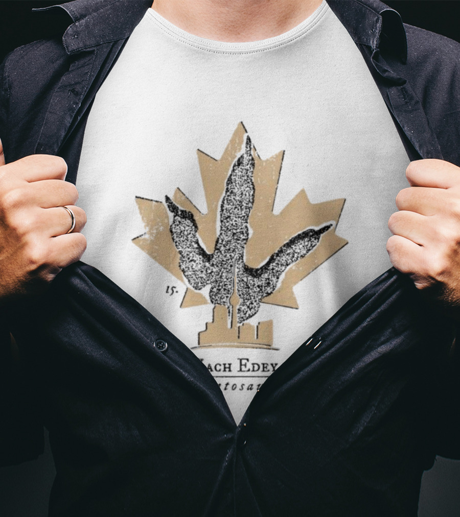 Purdue Boilermakers Zach Edey Torontosaurus Maple Leaf City Skyline T-Shirt