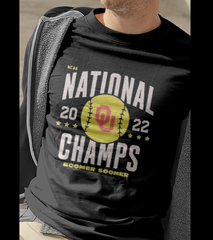 2022 Oklahoma National Champs Boomer Sooner OU Softball T-Shirt