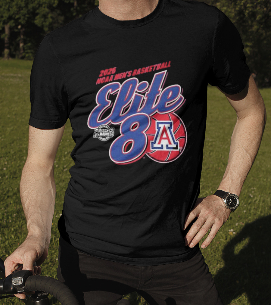Arizona Wildcats 2026 NCAA Men's Basketball Elite 8 T-Shirt