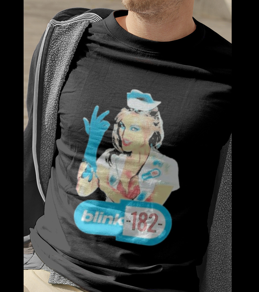 Blink 182 Enema Of The State Nurse Glove T-Shirt