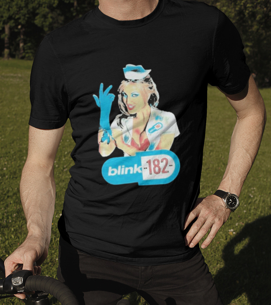 Blink 182 Enema Of The State Nurse Glove T-Shirt