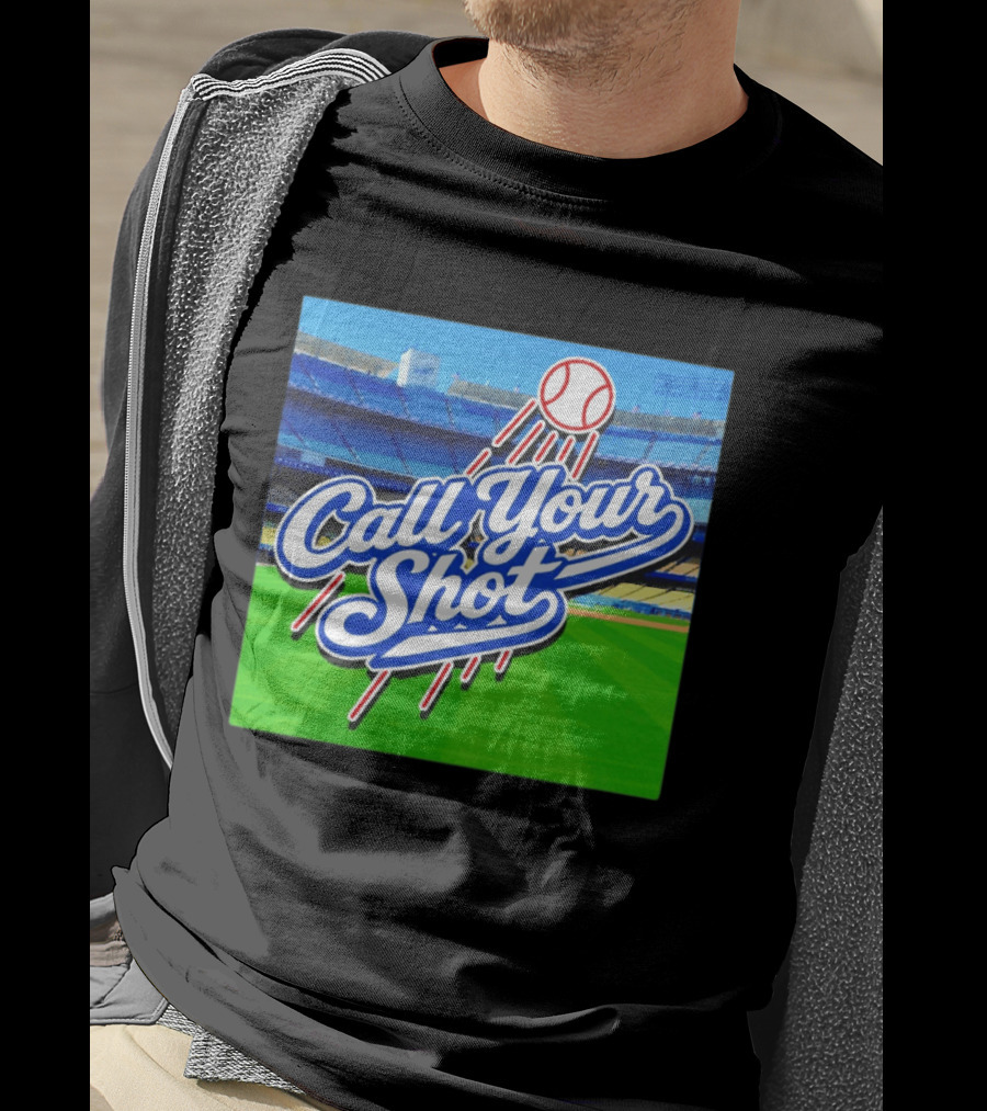 Call Your Shot Los Angeles Dodgers Stadium Baseball T-Shirt