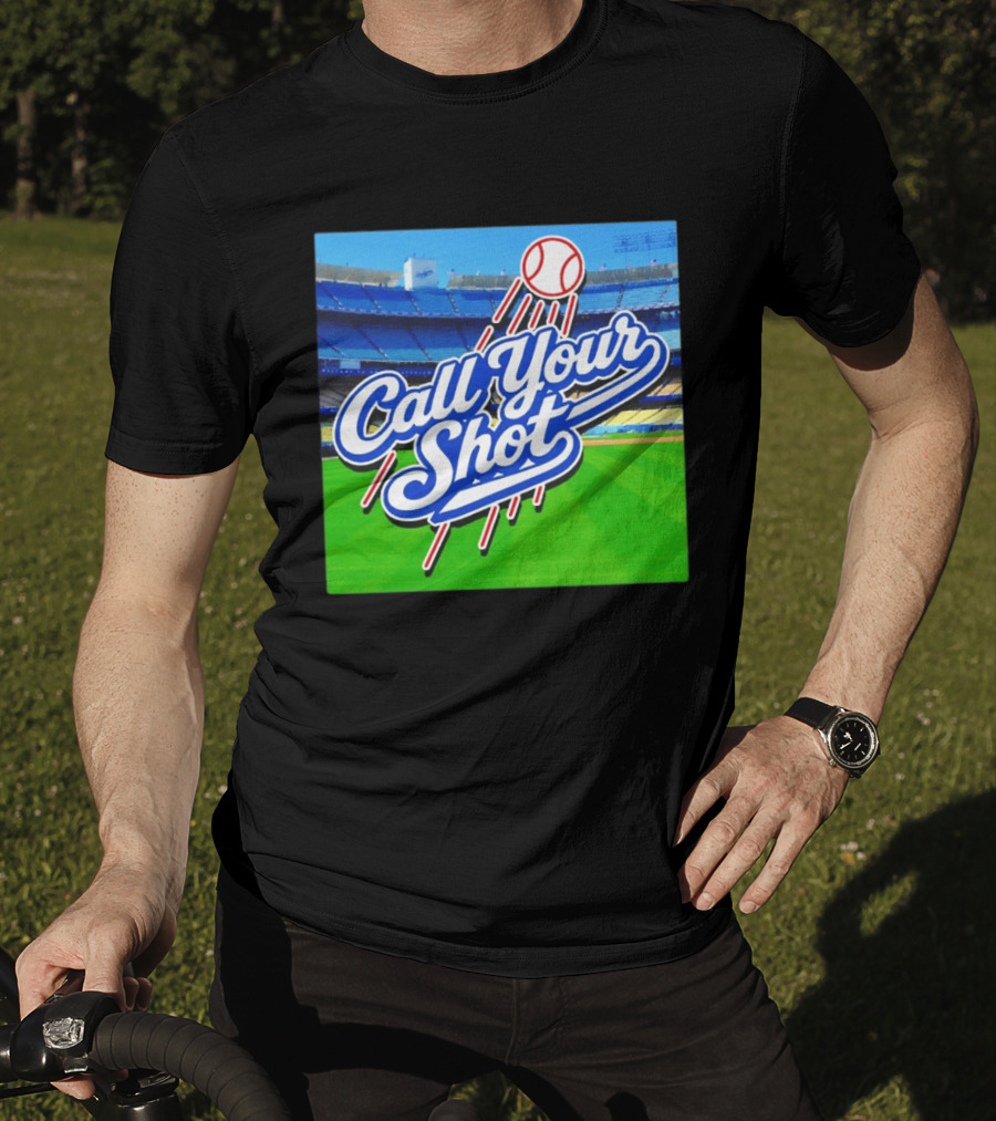 Call Your Shot Los Angeles Dodgers Stadium Baseball T-Shirt
