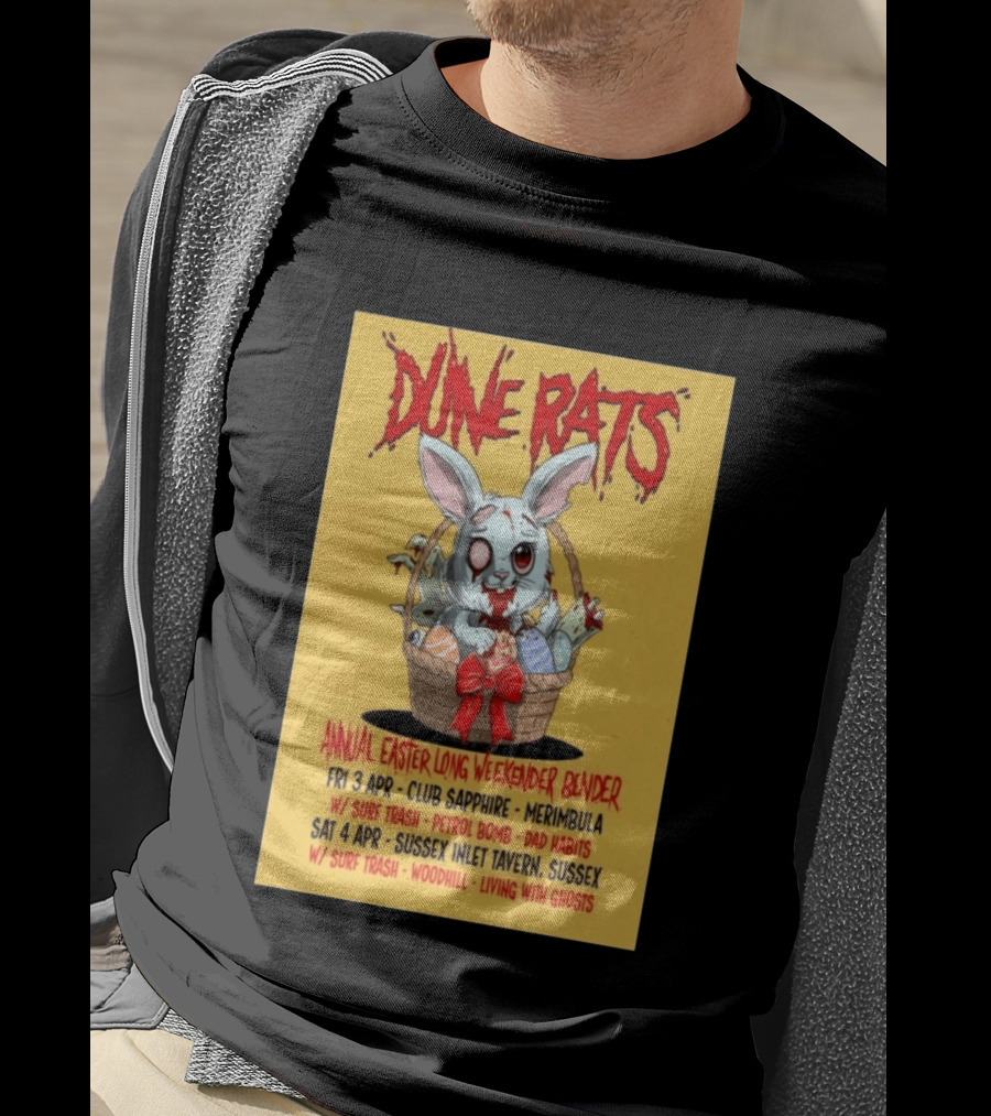 Dune Rats Apr 3 2026 Club Sapphire In Merimbula Australia T-Shirt