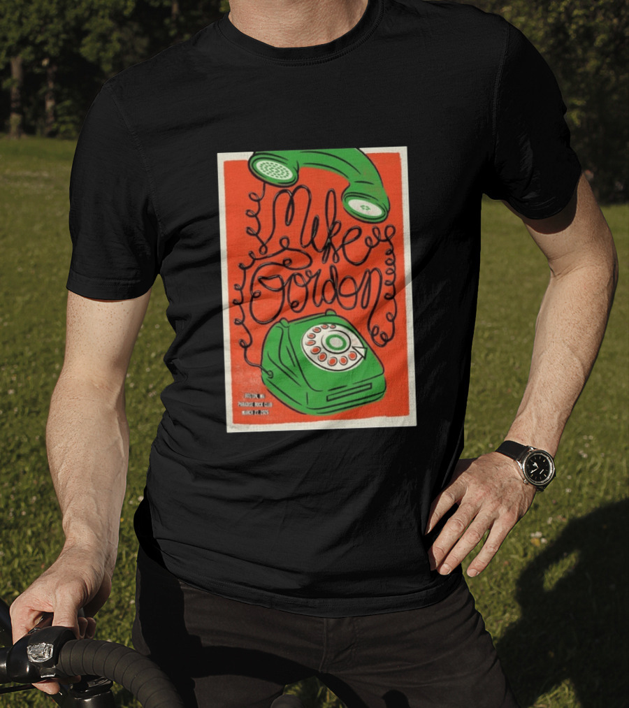 Mike Gordon Boston MA Paradise Rock Club March 27 2026 Retro Phone T-Shirt