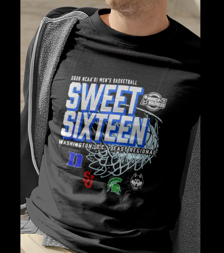 2026 NCAA Men's Basketball Sweet Sixteen Washington DC East Regional March Madness T-Shirt