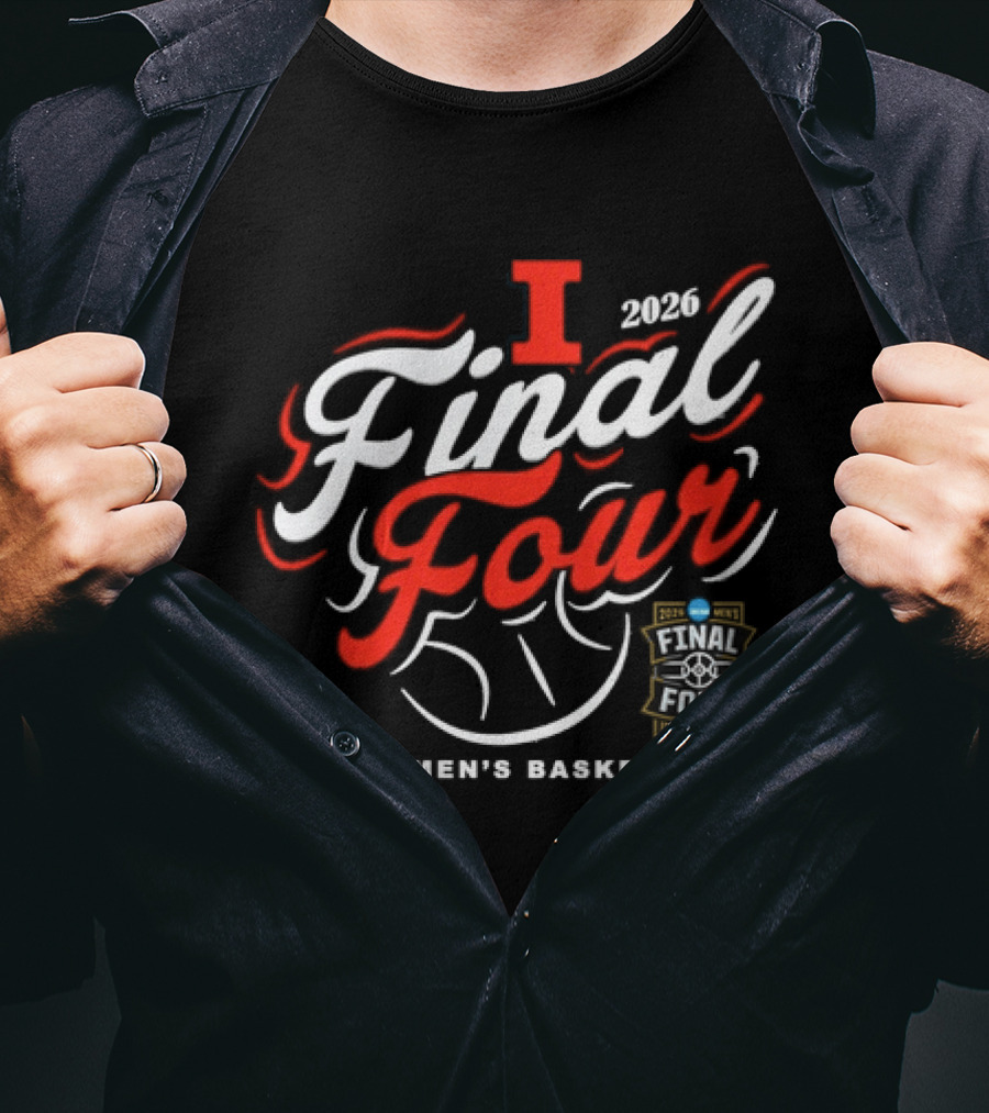 Illinois Final Four Bound 2026 NCAA Men's Basketball March Madness Tournament T-Shirt