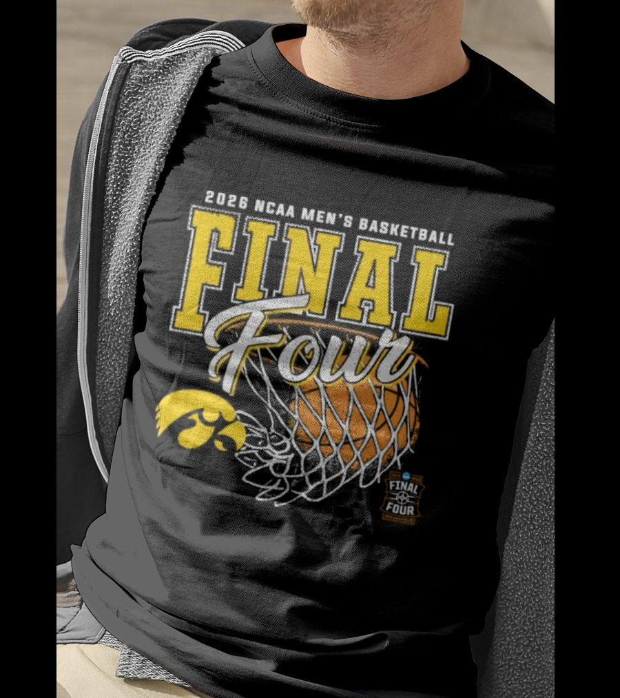2026 NCAA Men's Basketball Final Four Iowa Hawkeyes Tournament T-Shirt