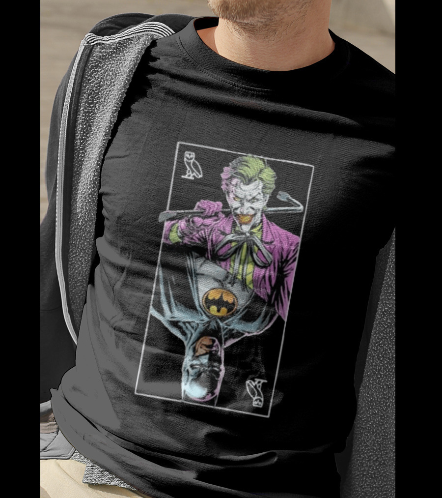 October's Very Own Batman Joker Collaboration Mirror Owls T-Shirt