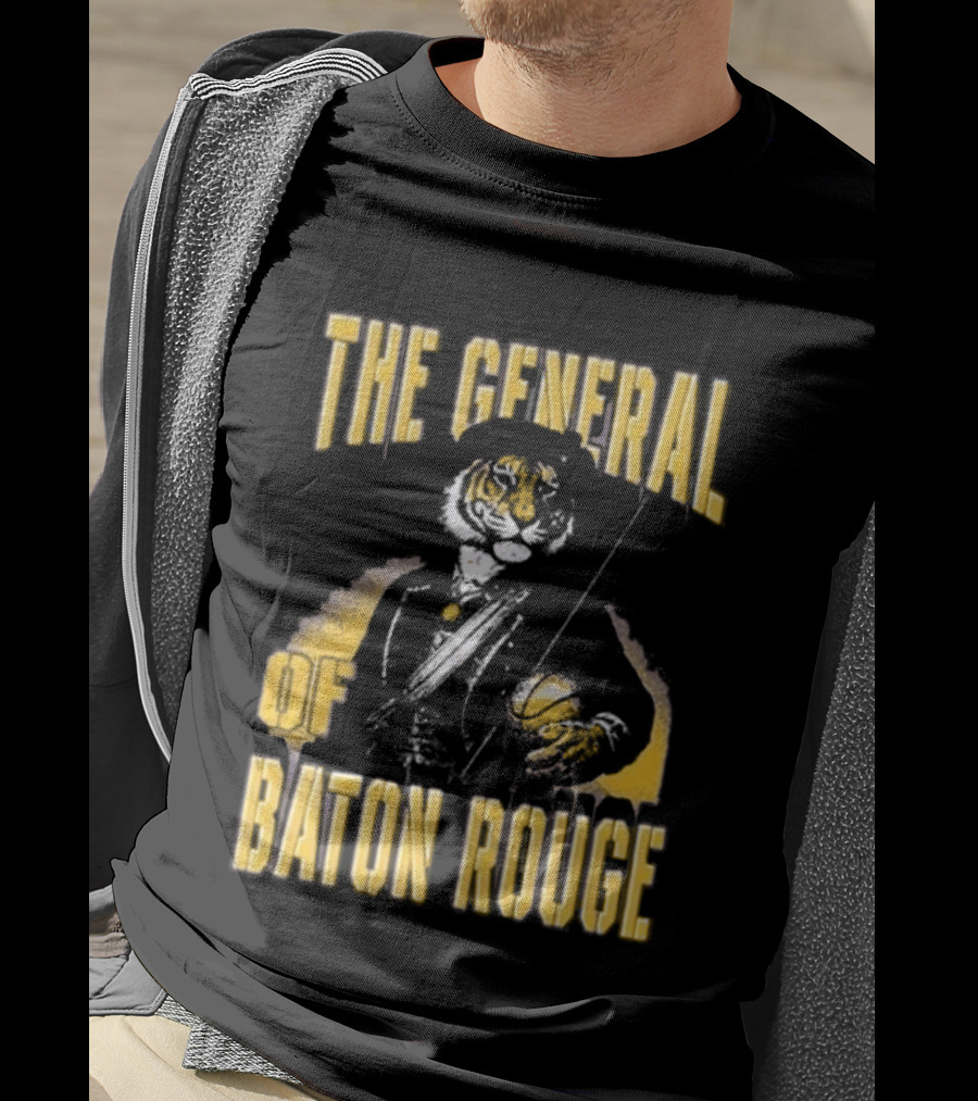 The General Of Baton Rouge Pocket Tiger Conductor Baton Rouge T-Shirt