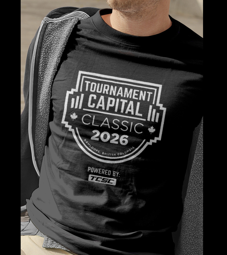 Tournament Capital Classic 2026 Kamloops British Columbia Powered By Spalding T-Shirt