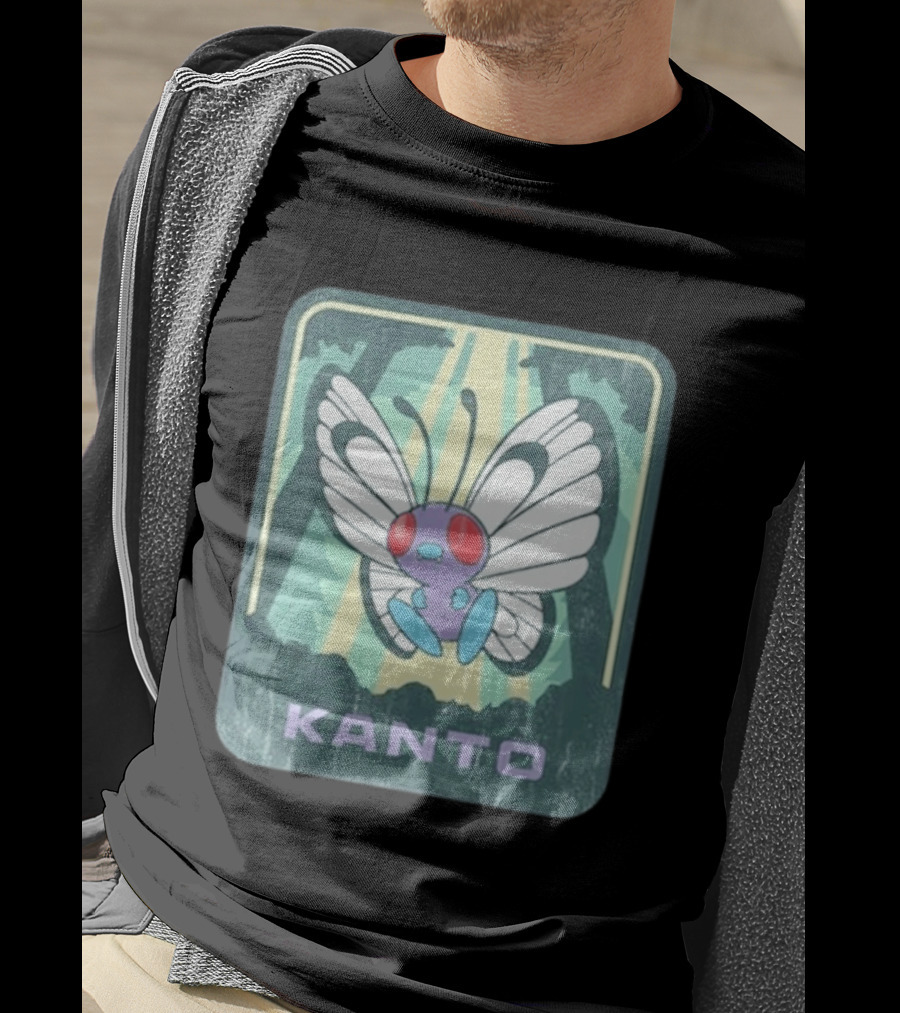 Kanto Explore Pokémon Butterfly Woods Adventure T-Shirt