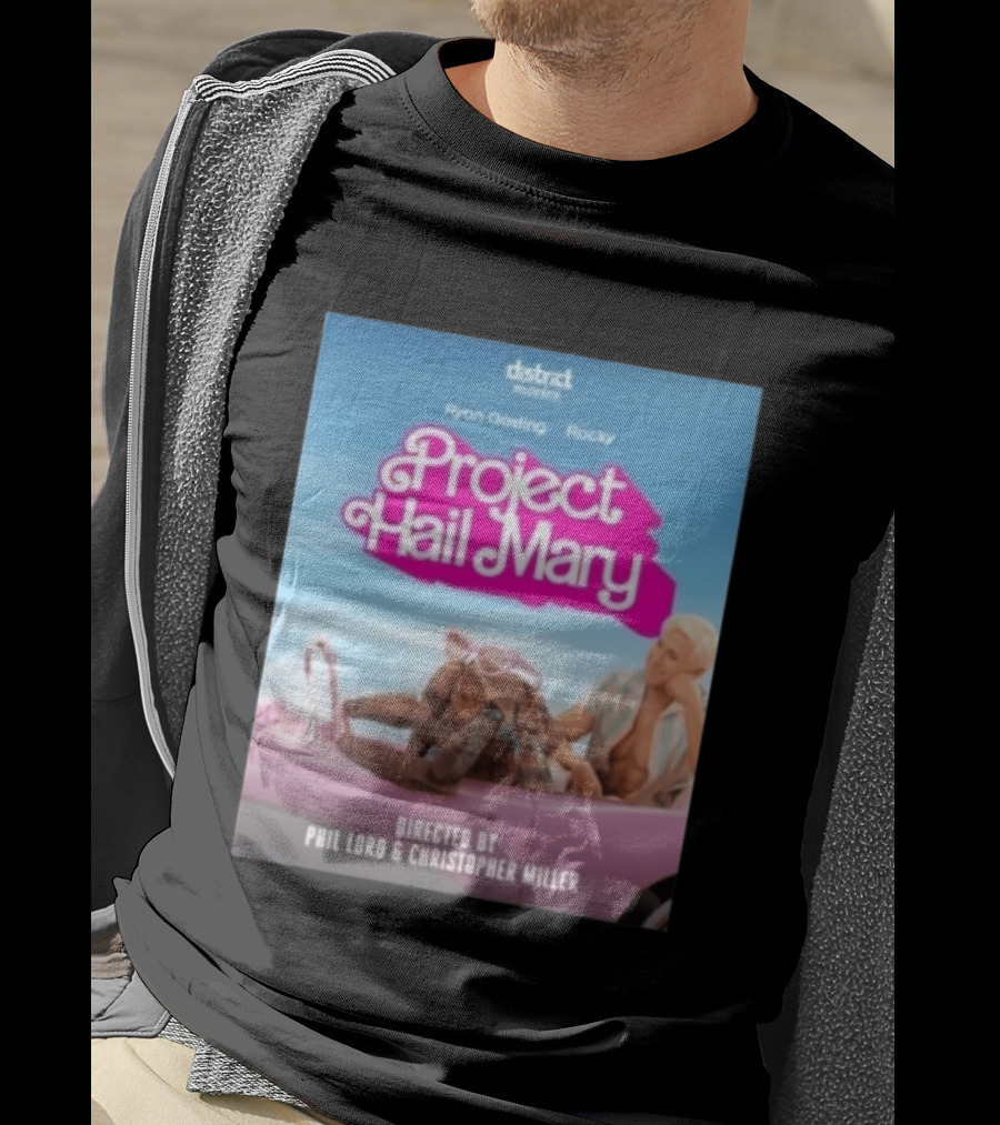 Ryan Gosling Rocky Project Hail Mary Barbie Movie Mashup Directed By Phil Lord Christopher Miller T-Shirt