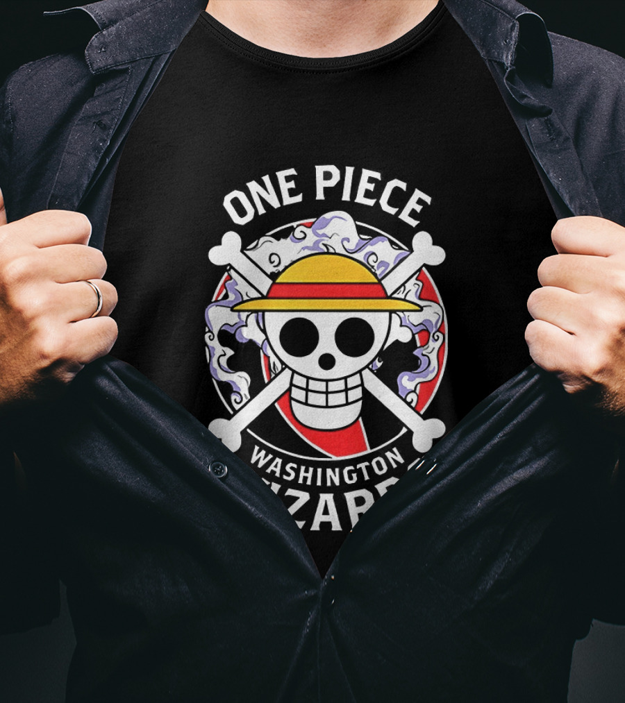 Washington Wizards One Piece Crossover 2026 NBA T-Shirt