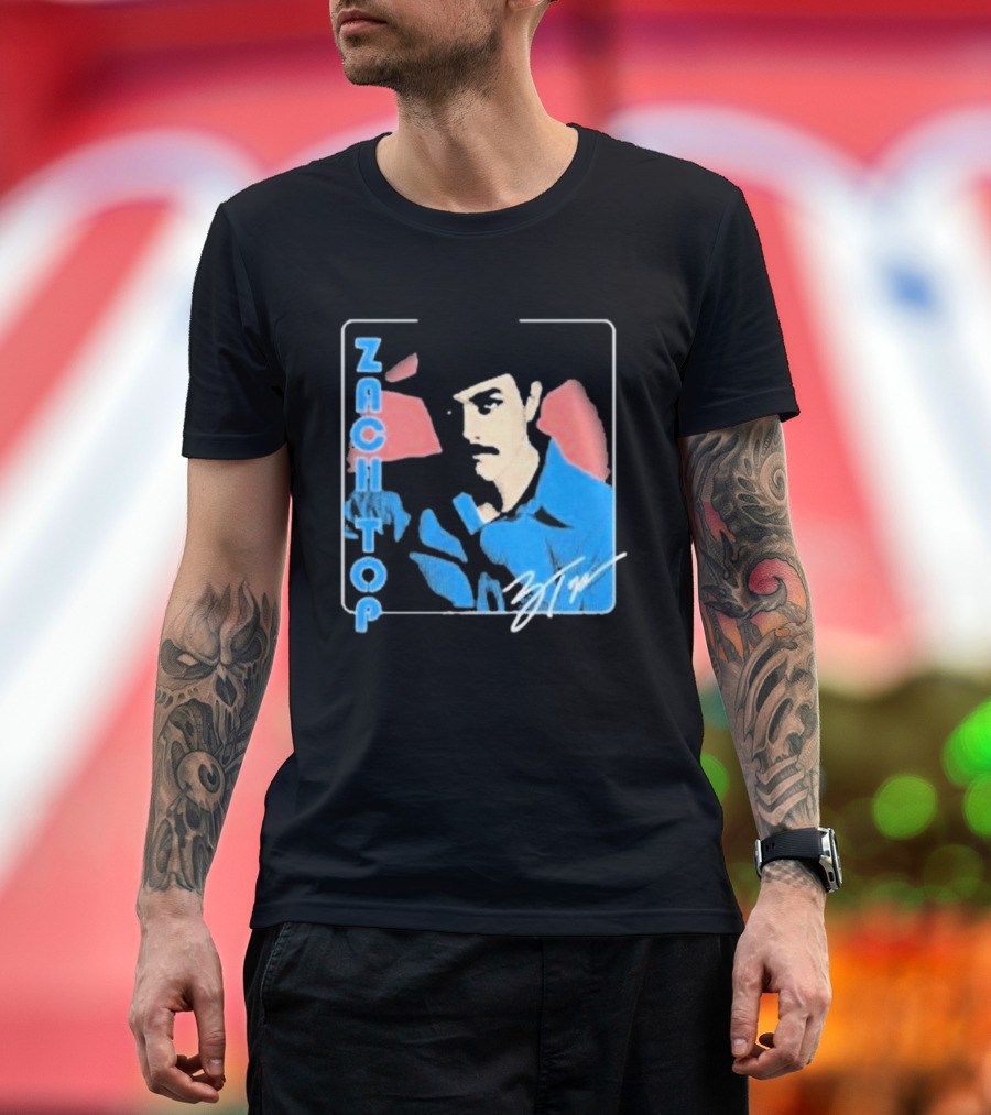Zach Top ZTW Signature Blue And Red T-Shirt