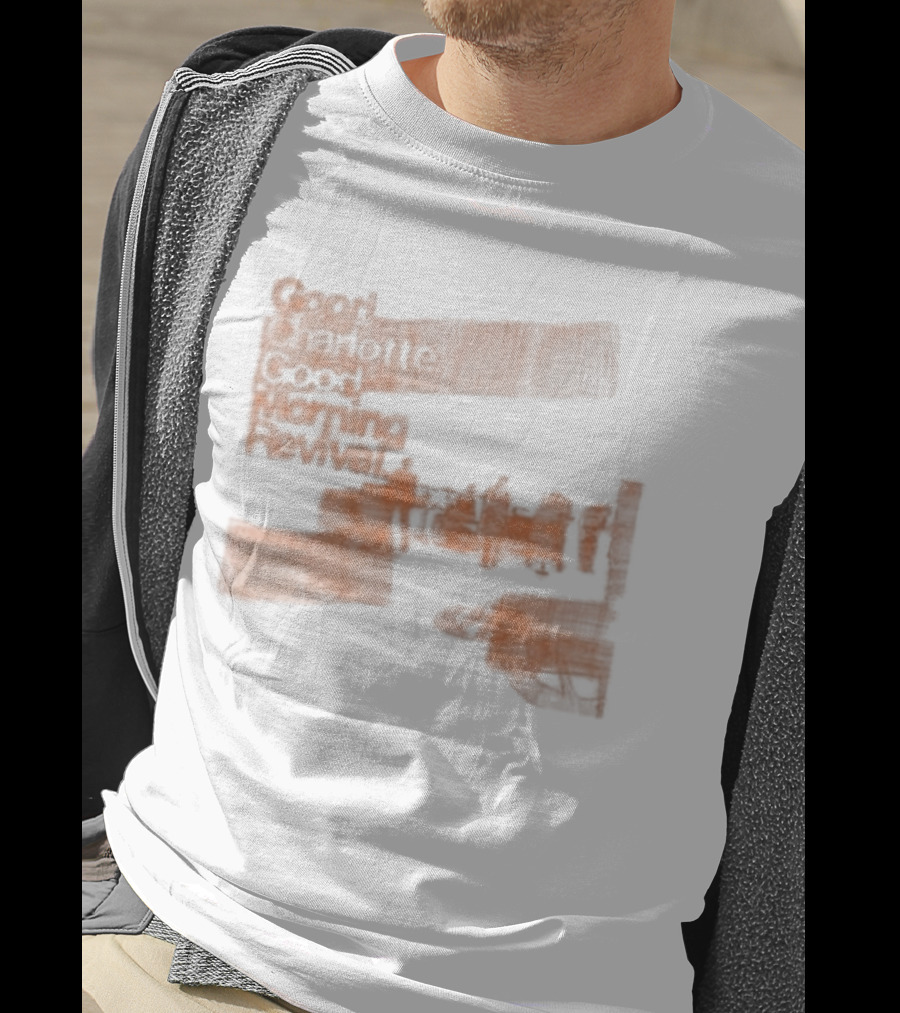 Good Morning Revival Reimagined Whimsical Doodle T-Shirt
