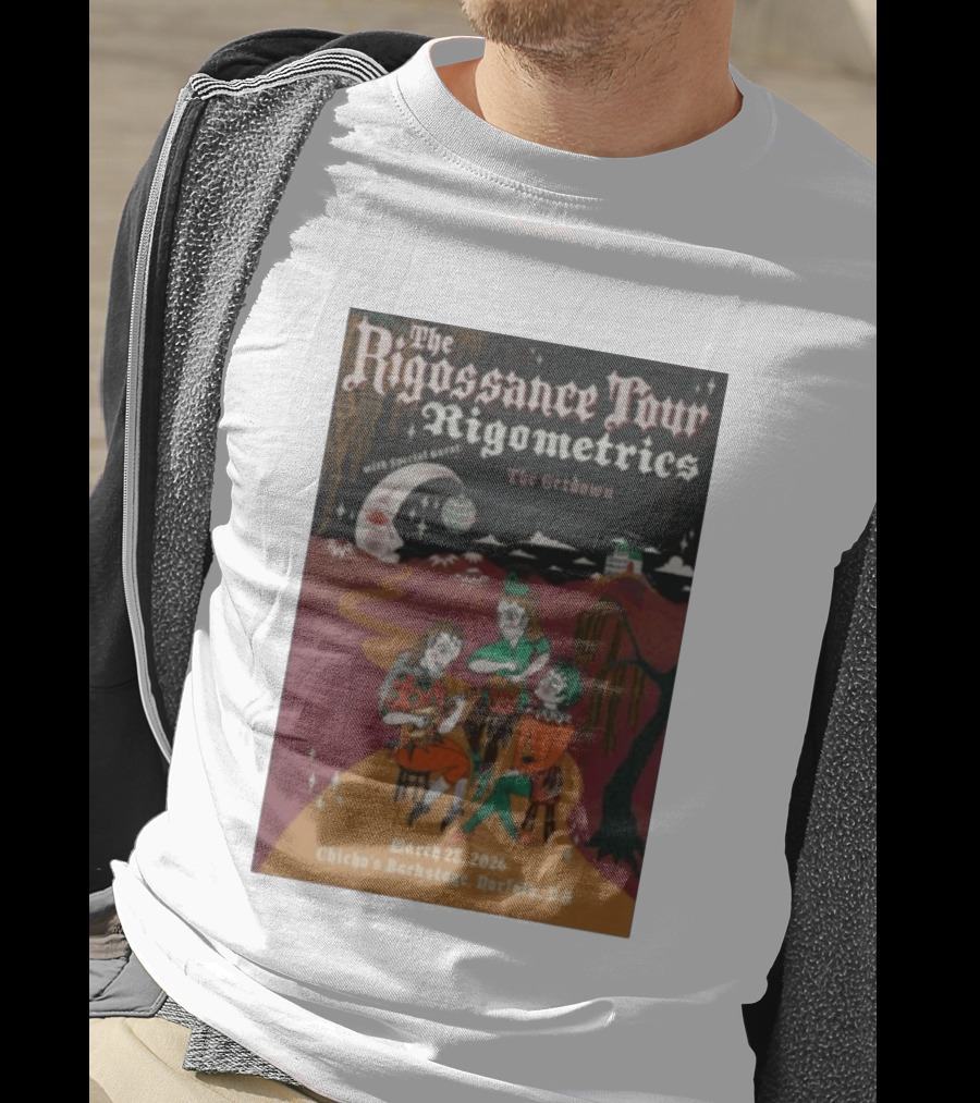 The Rigossance Tour Rigometrics March 28 2026 Chicho's Backstage Norfolk VA The Getdown T-Shirt