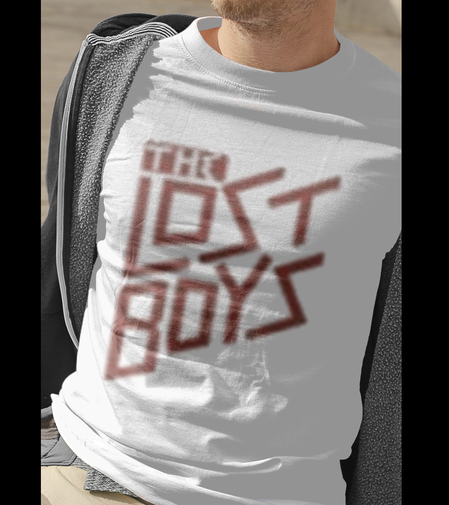 The Lost Boys Concert Crop Top 80s Retro Font T-Shirt