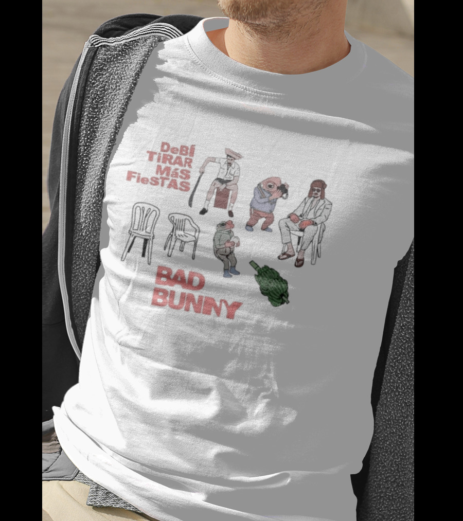 Debi Tirar Mas Fiestas Bad Bunny Chairs And Figures T-Shirt