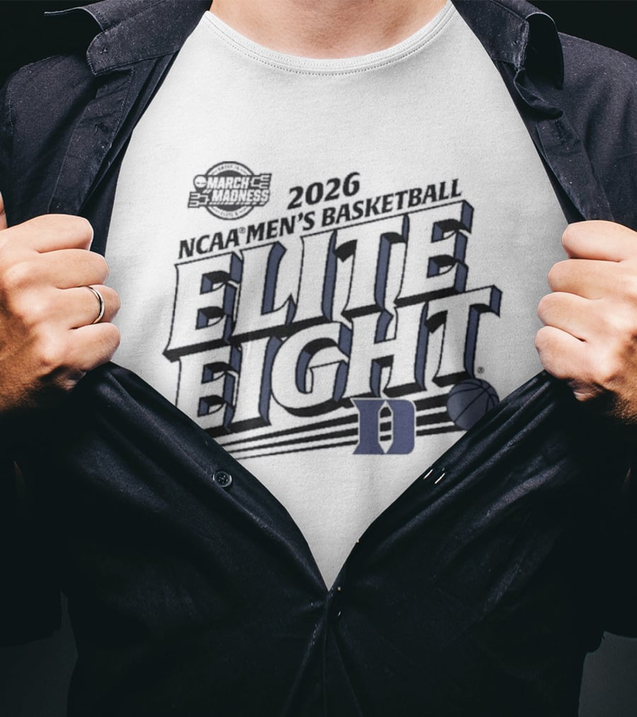 NCAA Men's Basketball 2026 Elite Eight Duke Blue Devils March Madness T-Shirt