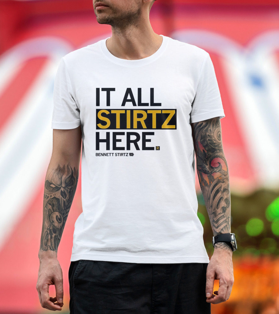 It All Stirtz Here Bennett Stirtz Iowa Hawkeyes Men's Basketball T-Shirt