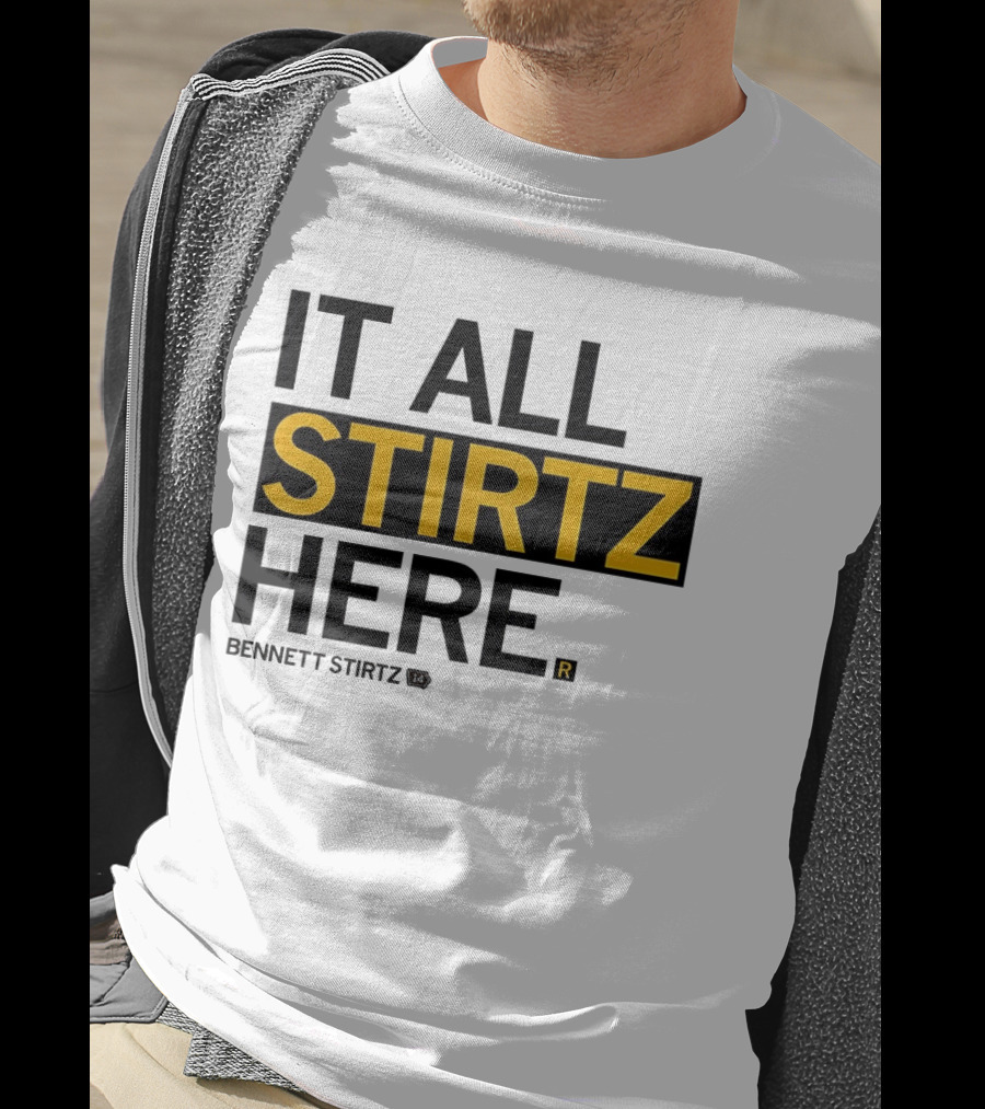 It All Stirtz Here Bennett Stirtz Iowa Hawkeyes Men's Basketball T-Shirt