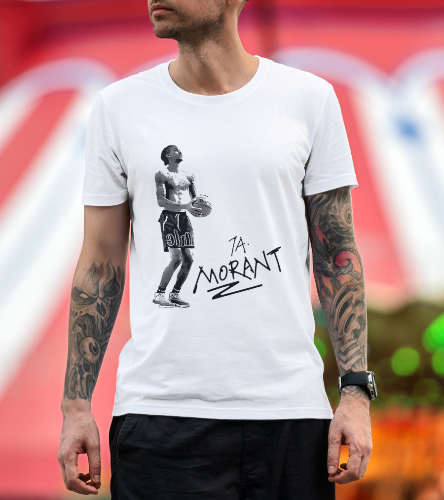 Ja Morant Memphis Grizzlies Basketball T-Shirt