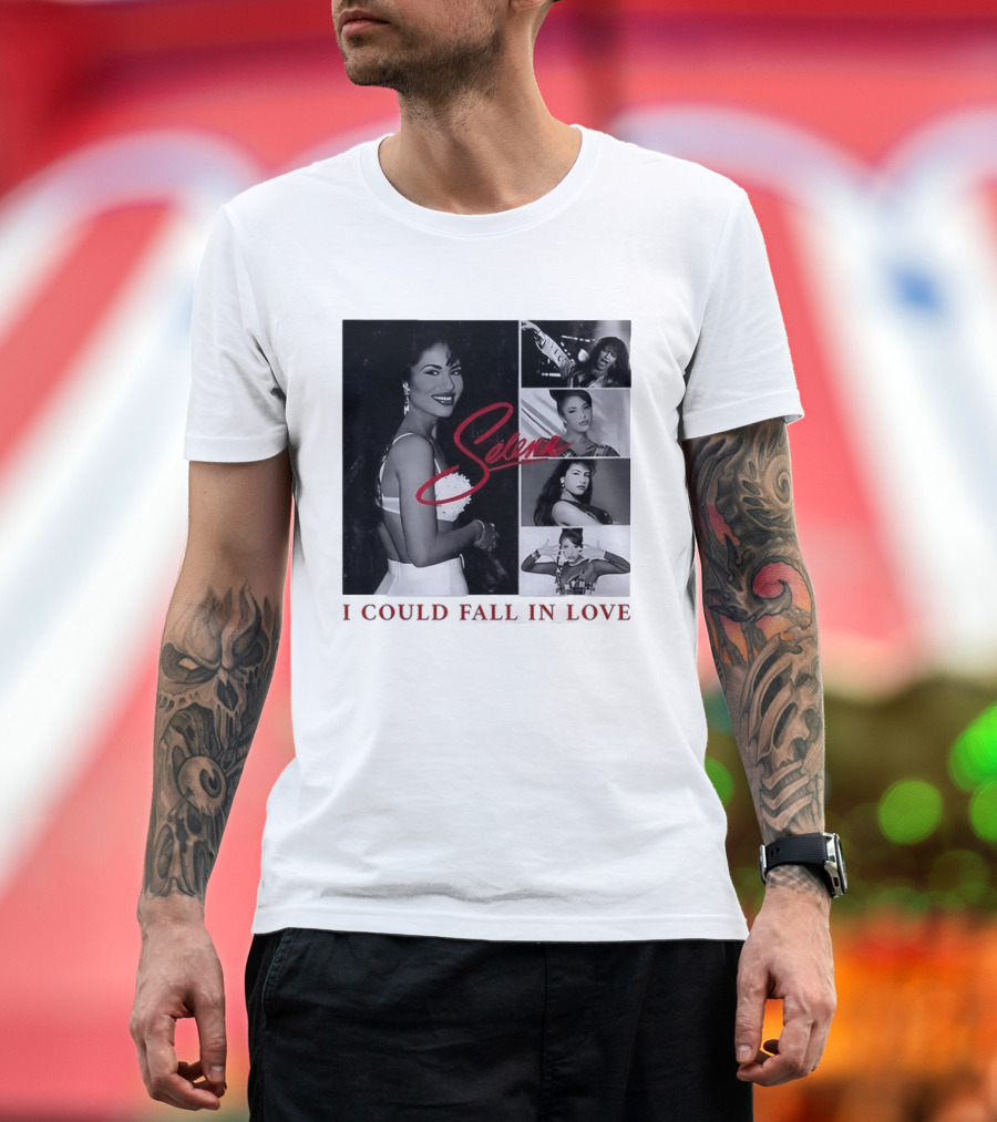 Selena Quintanilla I Could Fall In Love Photomontage T-Shirt