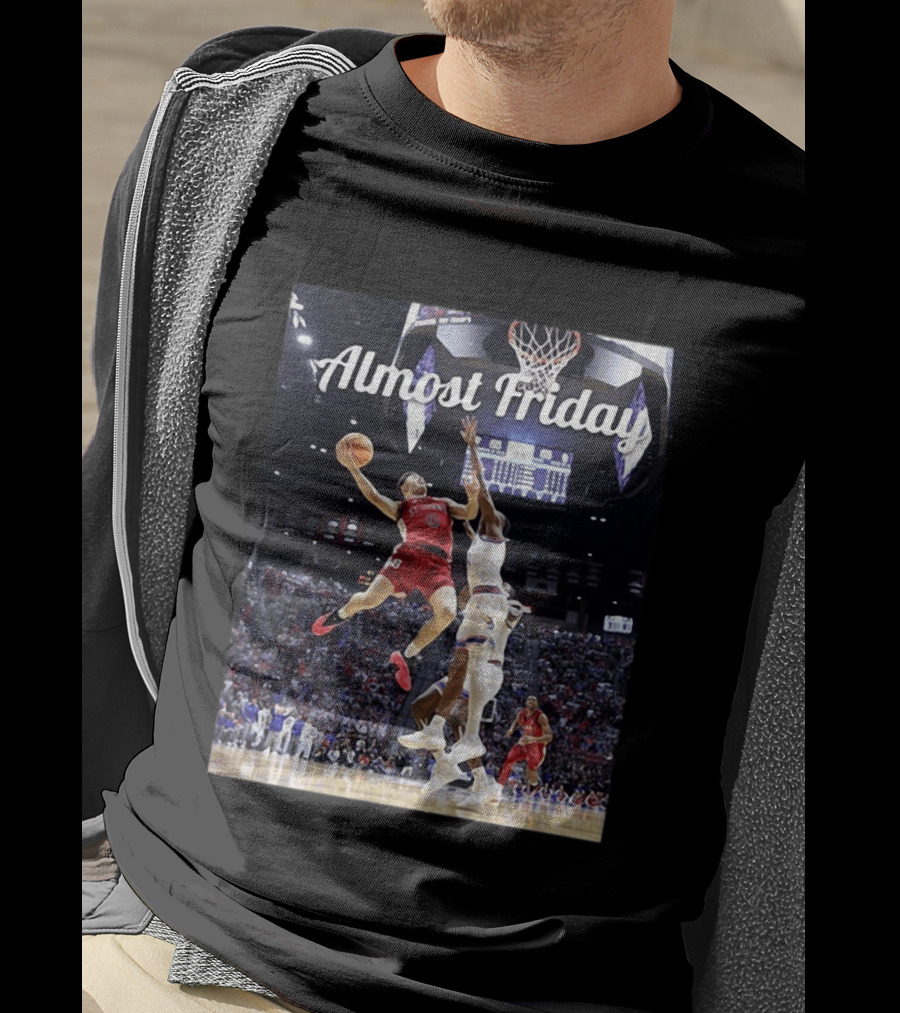 Almost Friday St. John's Basketball 2026 March Madness Action T-Shirt