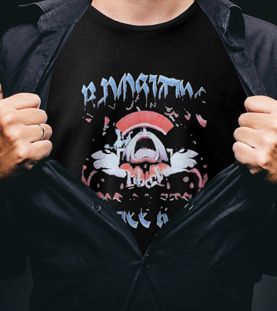 B Positive Space King Abstract Artful Expression T-Shirt