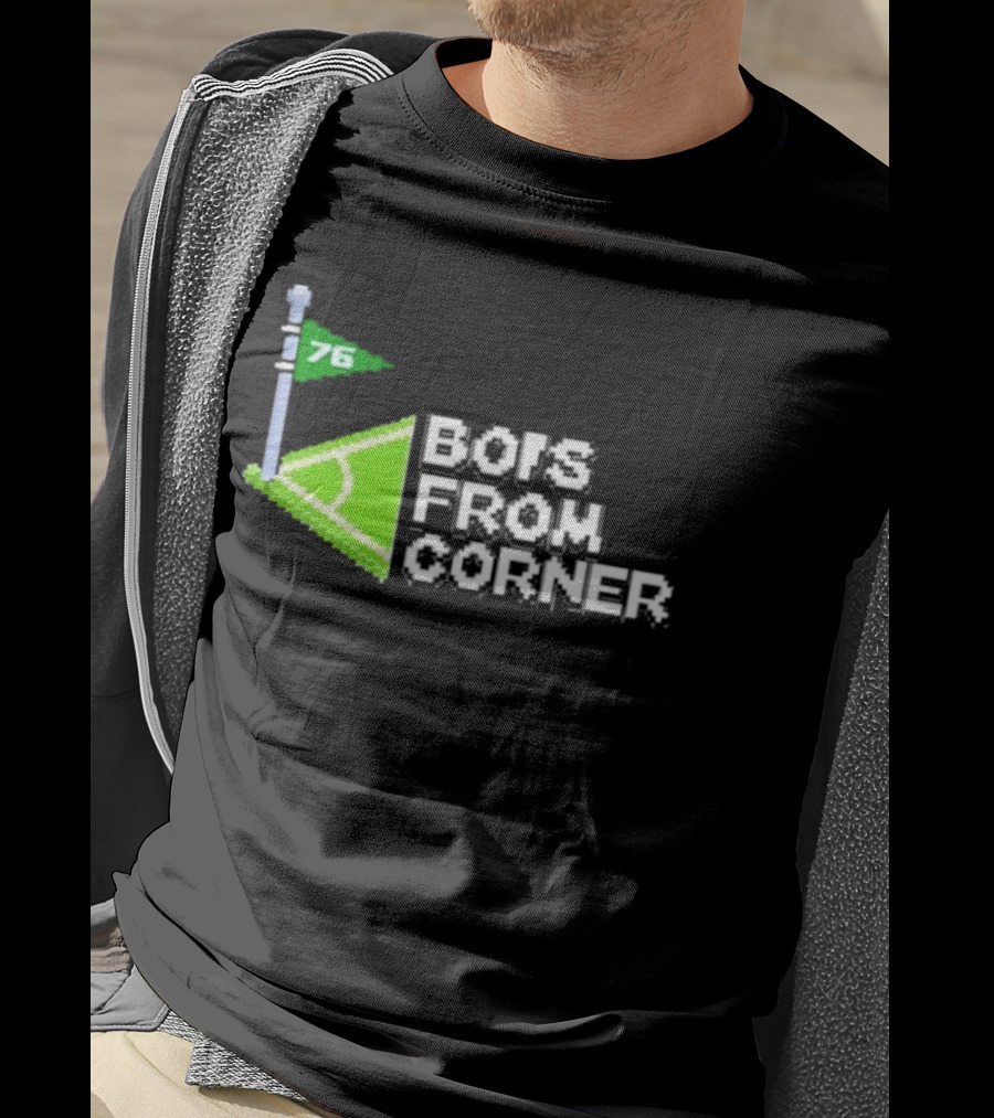 76 Bors From Corner Soccer Field T-Shirt