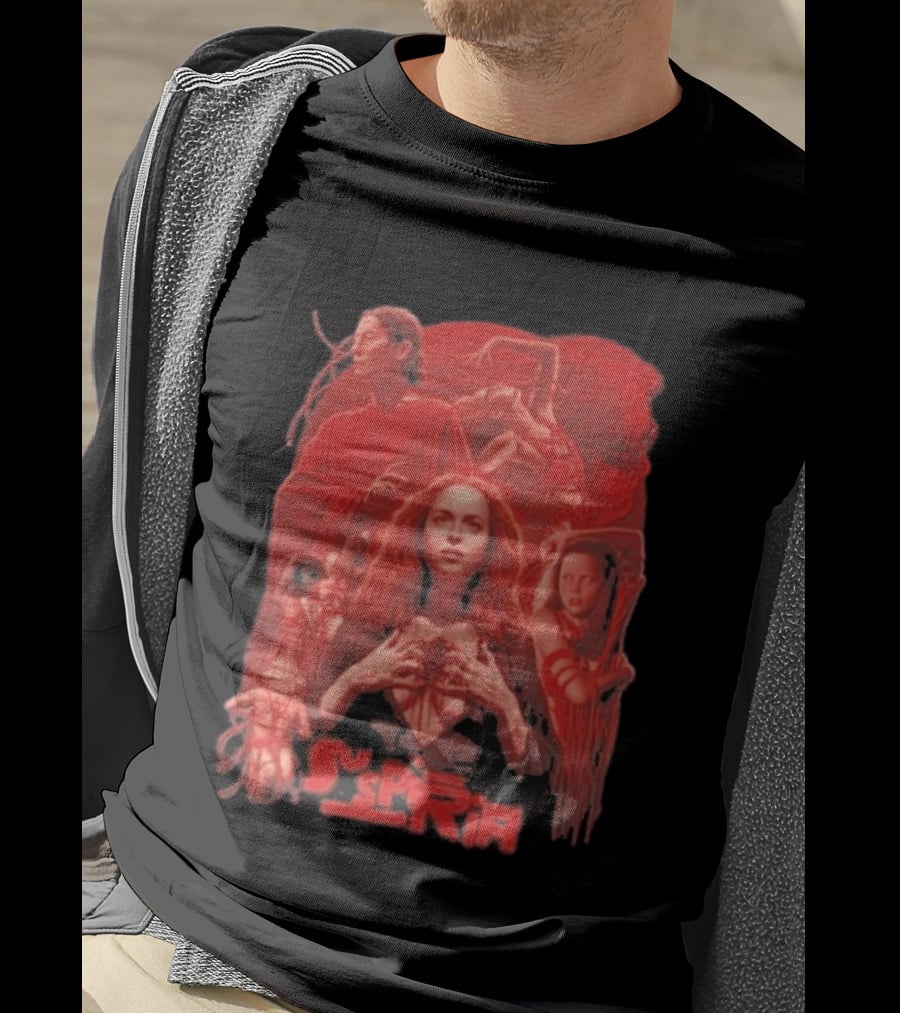 Suspiria 2018 Horror Movie Red Aesthetic Cast Collage T-Shirt