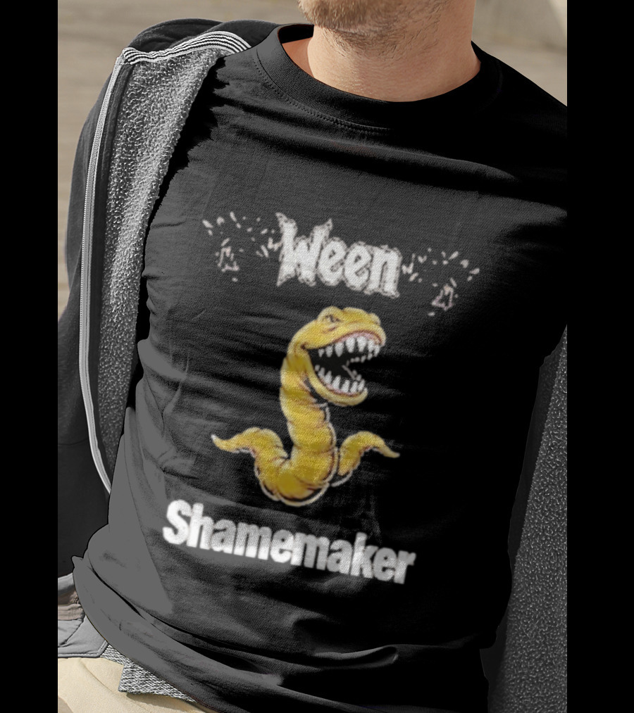 Ween Shamemaker Yellow Snake Teeth T-Shirt