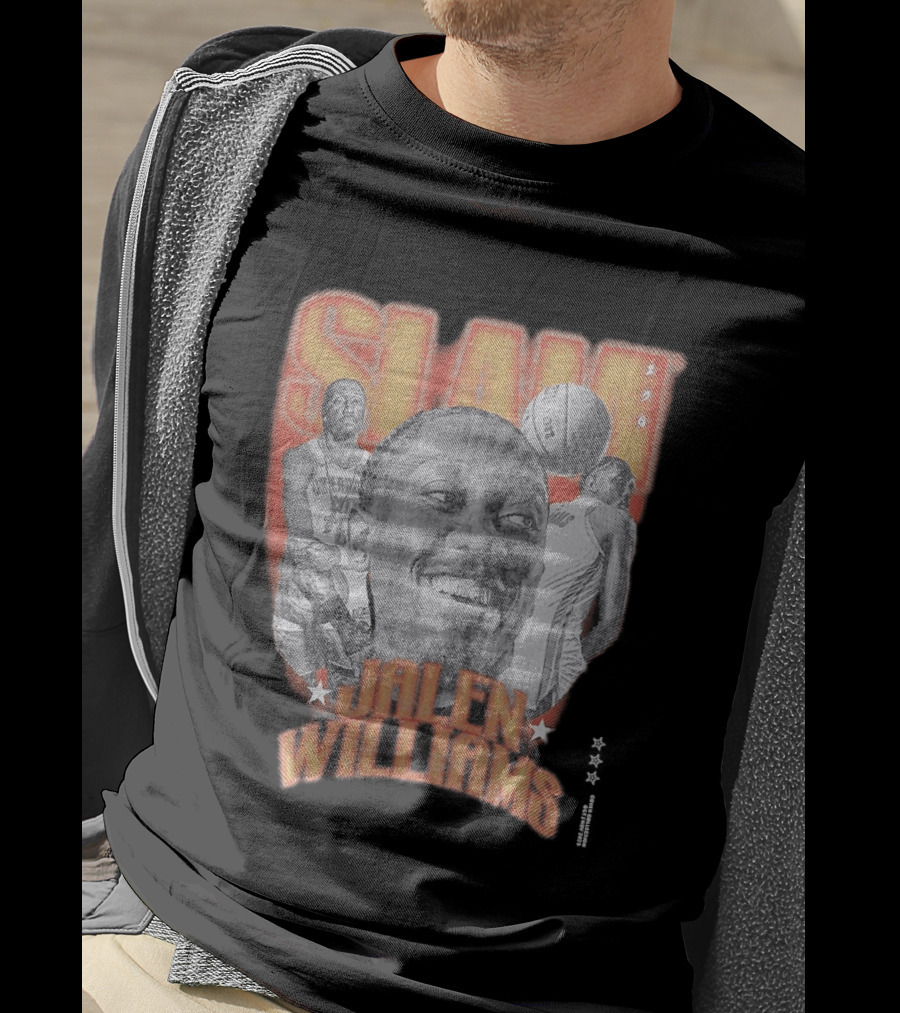 Slam Jalen Williams Oklahoma City Thunder Basketball Remix T-Shirt