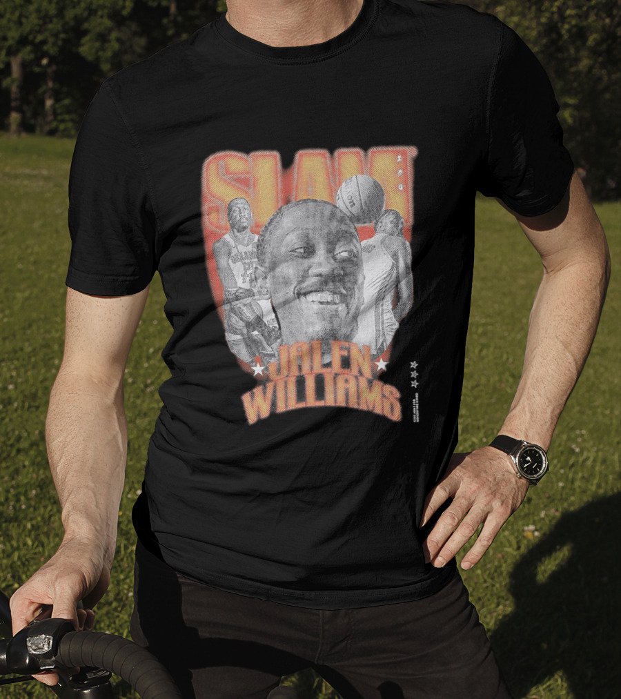 Slam Jalen Williams Oklahoma City Thunder Basketball Remix T-Shirt