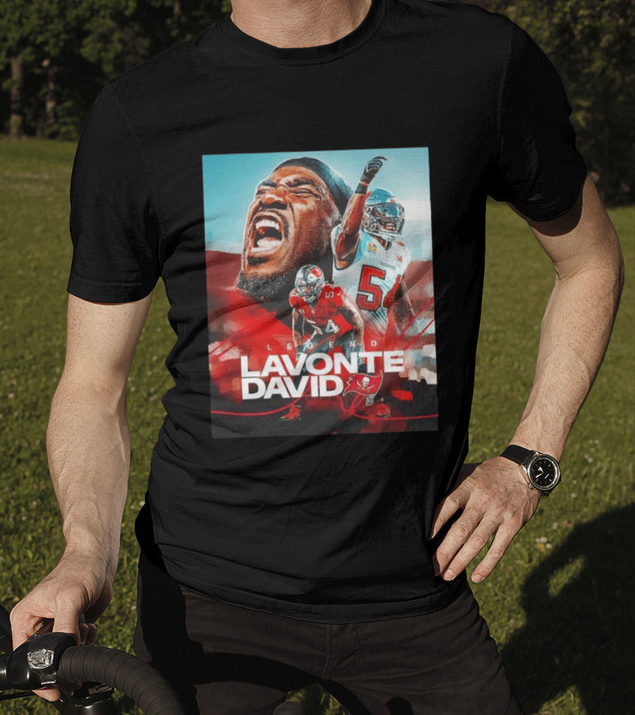 Lavonte David Legend Tampa Bay Buccaneers NFL Collage T-Shirt