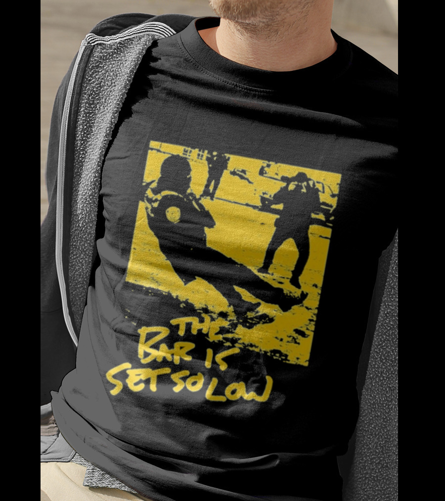 The Bar Is Set So Low Tug Of War Yellow T-Shirt