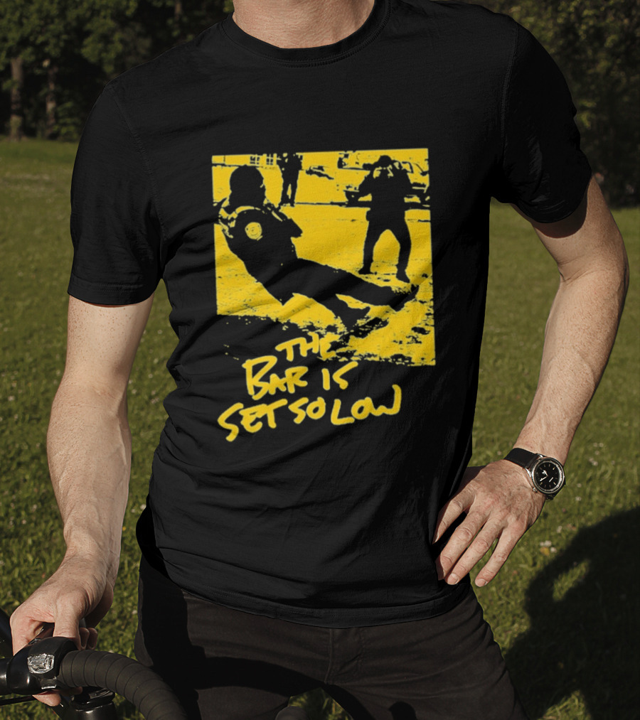 The Bar Is Set So Low Tug Of War Yellow T-Shirt