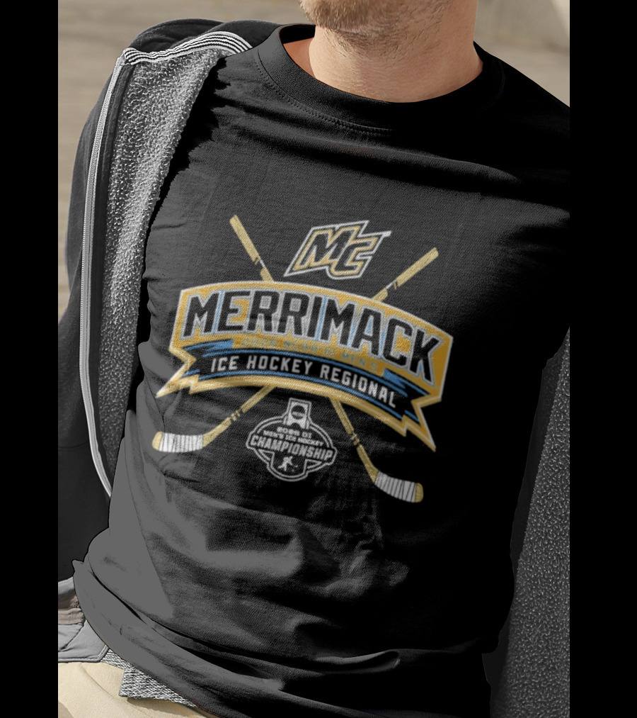 Merrimack 2026 NCAA DI Men's Ice Hockey Regional Championship T-Shirt
