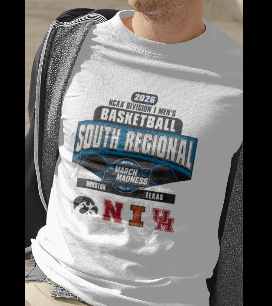 2026 NCAA DI Men's Basketball March Madness South Regional Iowa Northern Illinois Texas T-Shirt