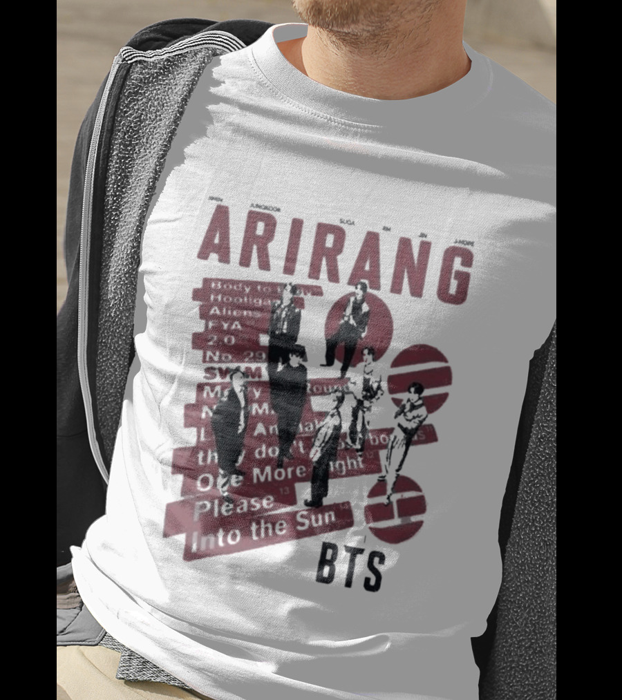 Arirang BTS Kpop Comfort Colors Jungkook Jimin Suga RM V Jin Jhope T-Shirt