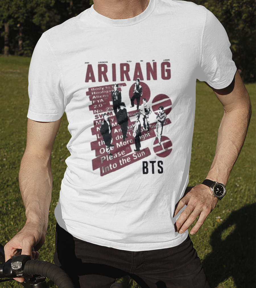 Arirang BTS Kpop Comfort Colors Jungkook Jimin Suga RM V Jin Jhope T-Shirt