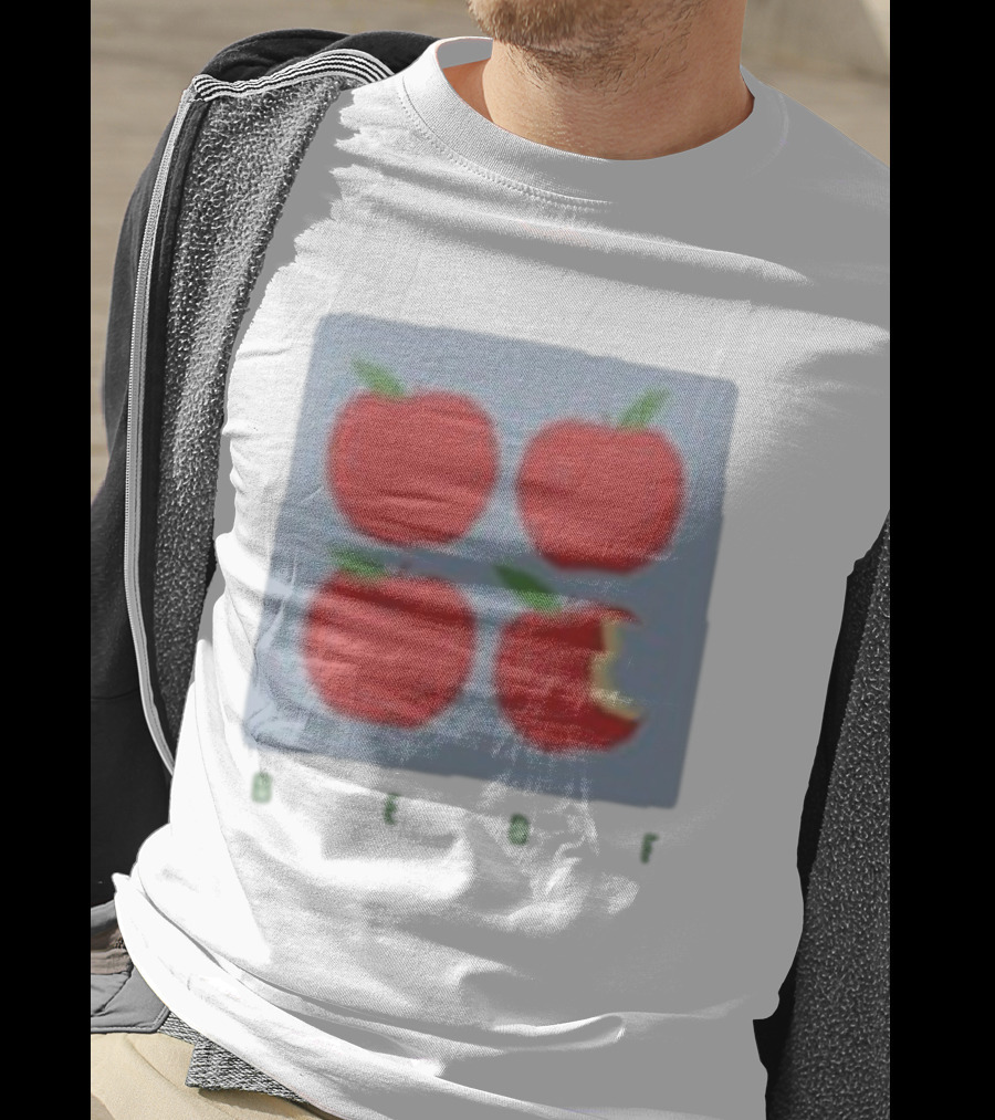 Bebe Stockwell Apple Pop Art Four Red Apples With Bite T-Shirt
