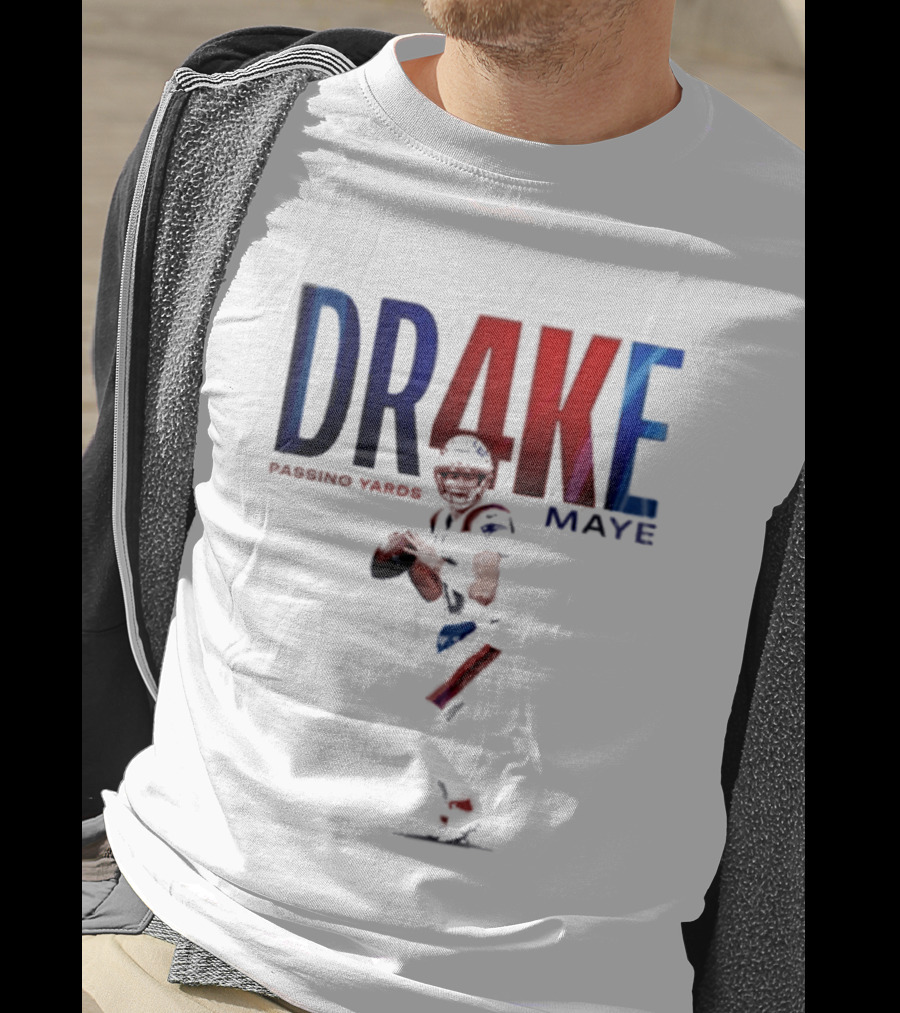 DRAKE MAYE 4K Passing Yards Football Quarterback T-Shirt